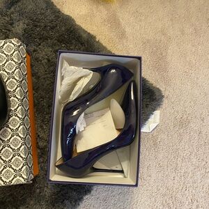 Elegant Blue Women's Heels